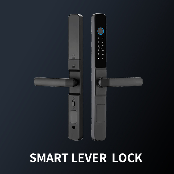 serrure de porte à levier intelligente 