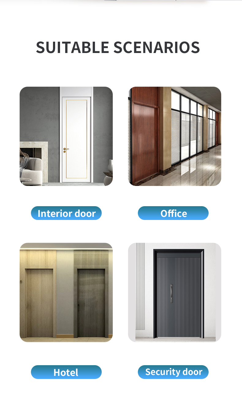 porte d'entr&eacute;e &agrave; serrure intelligente