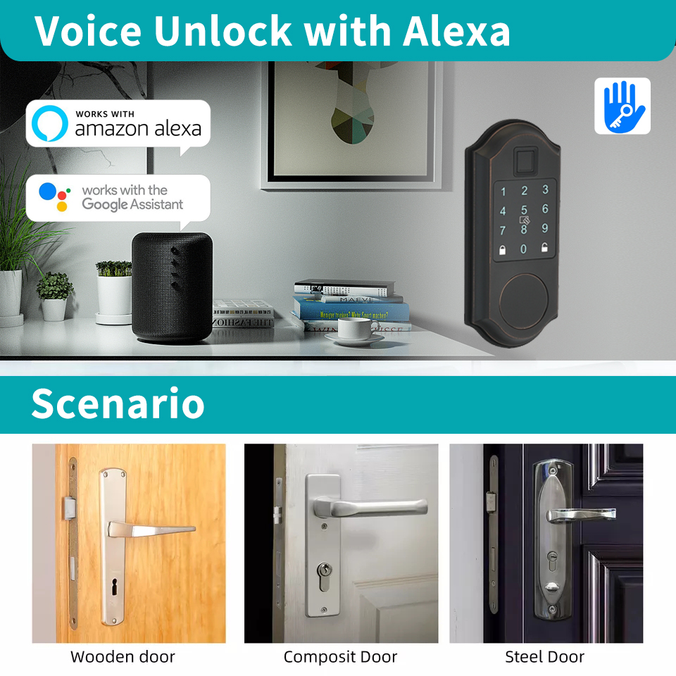 Serrure intelligente à pêne dormant Z05